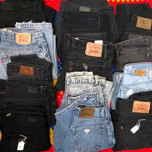 VINTAGE JEANS! MOST SIZES, LEVIS, TOMMY, KLEIN